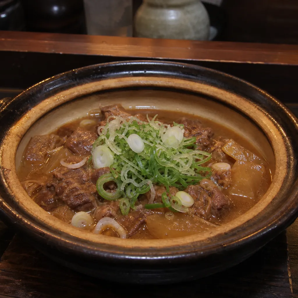 知好楽 牛すじ煮込みの提案用メニュー写真