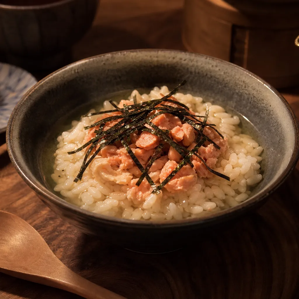 知好楽 締めのお茶漬けの提案用メニュー写真