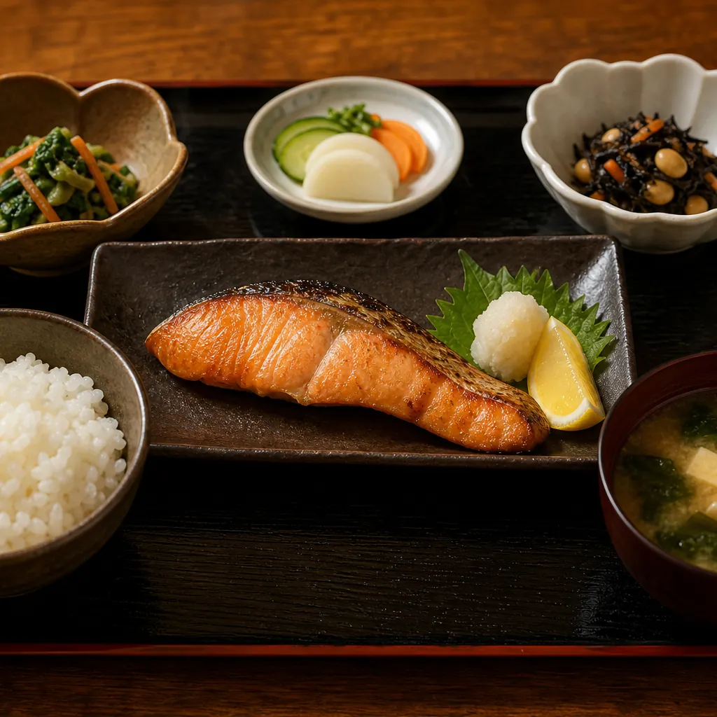 福田屋 焼魚定食の提案用メニュー写真